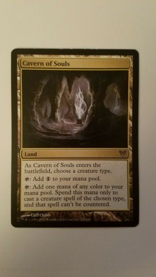 Cavern Of Souls Nm,  Avacyn Restored Mtg