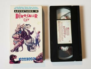 Adventures In Dinosaur City Vhs Rare Oop Htf 1992 Smart Egg Pictures