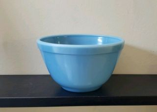 Rare Vintage Pyrex Delphite Turquoise Blue Mixing Bowl 401