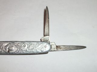 Rare Vintage Sterling Silver ART DECO GERMANY Pocket Knife C.  C.  Wilder 3