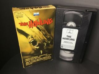 The Howling (vhs,  1981) Rare Horror Collectible Cult Oop