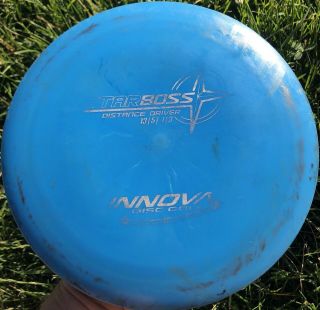 Rare Patent S “broken Box” Blue Star Boss 171 G Innova Disc Golf Oop 7/10