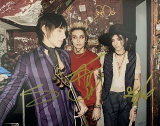 Palaye Royale Hand Signed 8x10 Photo Autographed Rare Authentic Full Band Auto