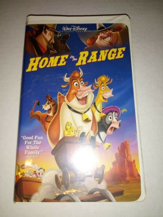 Home On The Range (2004) Good Vhs Movie Rare
