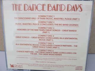 THE DANCE BAND DAYS Best of 6 - CD (RARE Readers Digest) 40s Ted Lewis/Roy Fox etc 2