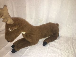 Vguc - Htf - Rare - 20” Ditz Designs Baby Reindeer Plush Hand Puppet