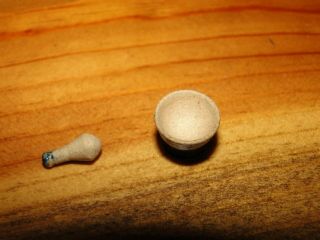 Jane Graber Miniature Stoneware Rare Mortar and Pestle: 1:12 Scale 4
