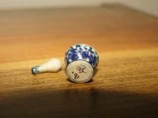 Jane Graber Miniature Stoneware Rare Mortar and Pestle: 1:12 Scale 5