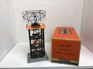 Rare 1950s Postwar Lionel Train 197 Rotating Radar Antenna