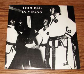 Elvis Presley Mega Rare Trouble In Vegas Double Lp Incl Rock Bop & Trouble Bound