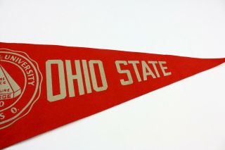 Vintage Ohio State University Felt Pennant College Football Rare 3