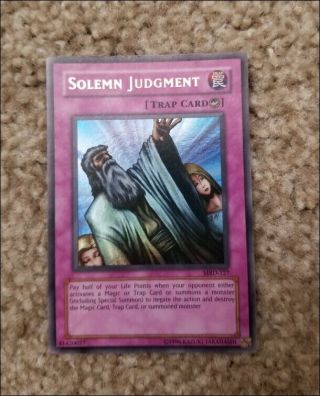 Solemn Judgment Ultra Rare Unlimited From Mrd
