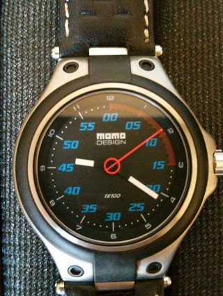 Momo Design Speed Md - 013 Watch/ 5 Atm/ Stainless Steel Case/leather Strap/rare