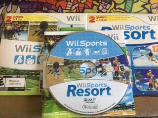 Wii Sports Resort Wii Sports 2 Games In 1 Rare And