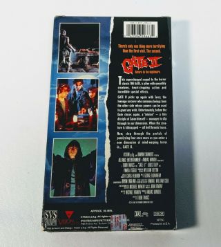 Gate 2 - Return to the Nightmare VHS Rare Horror Louis Tripp 3