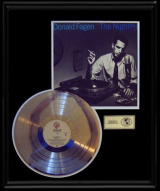 Donald Fagen Steely Dan Nightfly Rare Gold Record Platinum Disc Lp Album