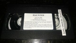HAUNTED VHS CINEMATRIX VIDEO RARE SOV HORROR GORE FATAL IMAGES DEAD GIRLS THINGS 4