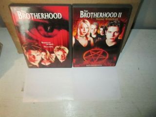 The Brotherhood 1 & 2 Rare Horror Dvd Set Fraternity Vampires Sean Farris