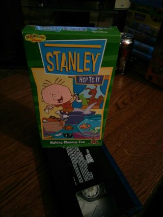 Playhouse Disney Stanley Hop To It On Vhs Tape Rare Htf