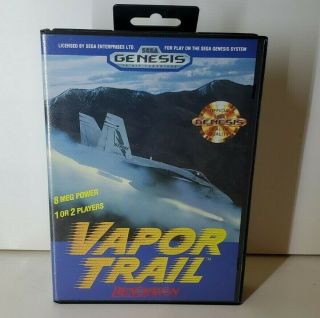 Vapor Trail (sega Genesis,  1991) Cib - Rare