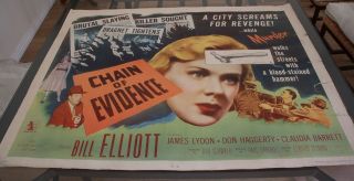 " Chain Of Evidence " Us " B " Poster - 22 " X 28 " Rare Buy 1 Poster Get 1