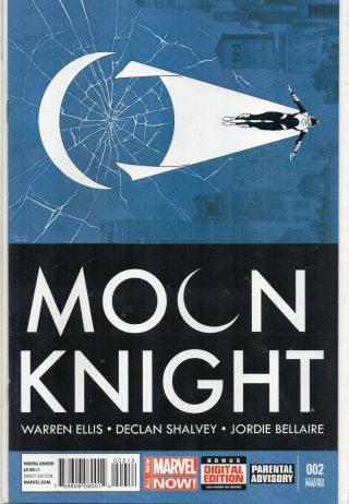 Moon Knight 2 Rare Hard To Find 2nd Print Variant 2014