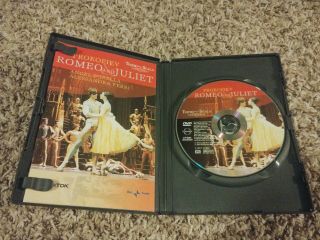 PROKOFIEV - ROMEO AND JULIET (2000) DVD - RARE (EuroArts,  2002) Ballet Italy 3
