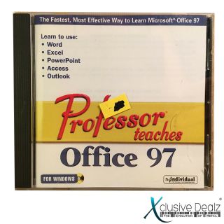 Rare Professor Teaches Office 97 Pc Computer Software Cd - Room 1997 (ex) H40