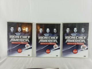 Iron Chef America: Battle of the Masters DVD Collector ' s Edition RARE 3 - Disc 3
