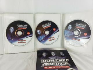 Iron Chef America: Battle of the Masters DVD Collector ' s Edition RARE 3 - Disc 5