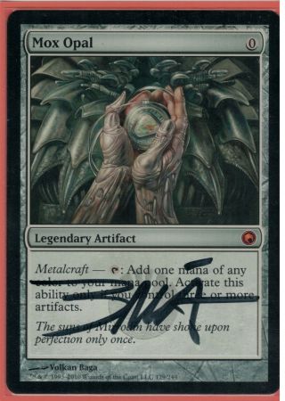 Mtg 4x Mox Opal Scars Of Mirrodin Mythic Rare Signed By Artist