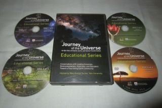 Journey Of The Universe Educational Series Documentary Dvd Movie 4 - Disc Set Rare