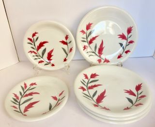 Rare Russel Wright Sterling " Andy Warhol Pattern " Salad And B&b Plates