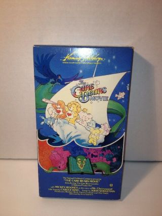 The Care Bears Movie Release 1985 Vintage Rare Vhs Tape