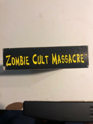 Zombie Cult Massacre VHS LD Filmworks Rare OOP SOV 5