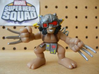 Marvel Hero Squad Rare Weapon X Wolverine Logan - Wave 10