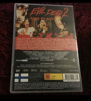Evil Dead 2 - Dead by Dawn Finnish Finland Dvd Sam Raimi Bruce Campbell Rare 2