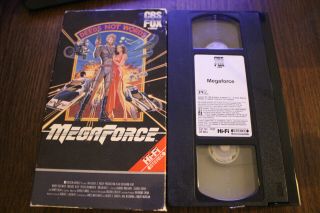 VINTAGE RARE MEGAFORCE 1982 VHS 1984 Barry Bostwick Persis Khambatta GI JOE 2