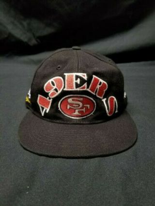 Vintage 90s Annco San Francisco 49ers Superbowl Nfl Champions Snapback Hat Rare