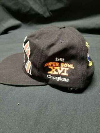 Vintage 90s Annco San Francisco 49ers SuperBowl NFL Champions Snapback Hat Rare 3