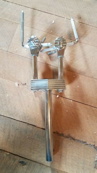 Tama Rare Bass Drum Center Double Tom Mount W/l Rods 80s,  90s