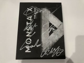Monsta X 5th Mini The Code Autograph All Member Signed Promo Album Kpop Rare