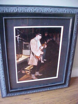 Stevie Ray Vaughan Rare And Unique Album Cover Color Photo Framed