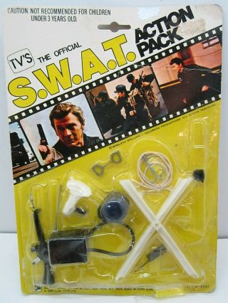 Vintage Rare 1976 Ljn Official S.  W.  A.  T.  Action Pack 1970 