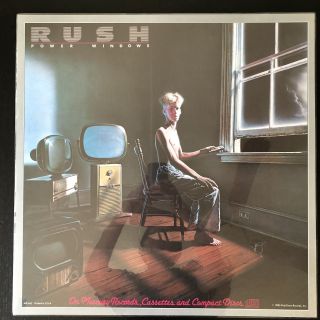 Rush Power Windows Promo Poster Rare (dry Mounted)
