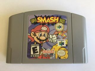 Oem Smash Bros Nintendo 64 N64 Authentic Players Choice Rare