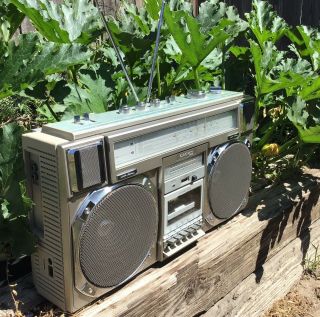 CROWN CSC 950F VINTAGE STEREO BOOMBOX,  EXTREMELY RARE 3