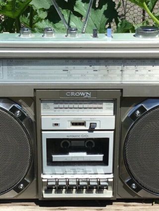 CROWN CSC 950F VINTAGE STEREO BOOMBOX,  EXTREMELY RARE 5