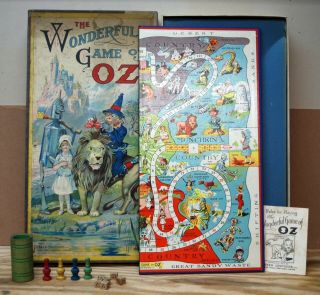 Rare Parker Brothers.  The Wonderful Game Of Oz From 1921