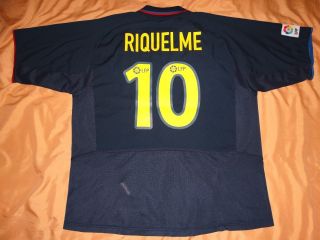 Rare Barcelona 10 Riquelme Shirt Xl Third 3rd Camiseta 2003 2004 Away